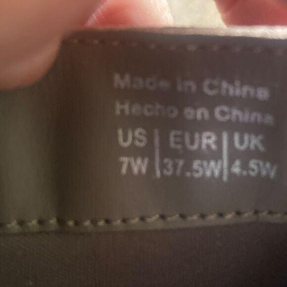 Market and Spruc Stylish Taupe Ankle Boots Wedge Heel BuckleBooties. NWOT - Picture 7 of 8